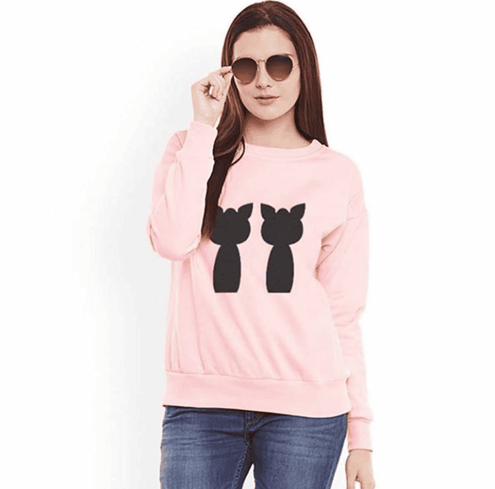 Two Cats Funky Sweatshirt Two Cats Funky Sweatshirt